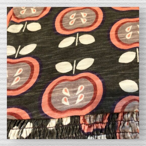 Matilda Jane Orchard Lap Dress Size 12 Apple School Purple - Picture 4 of 4